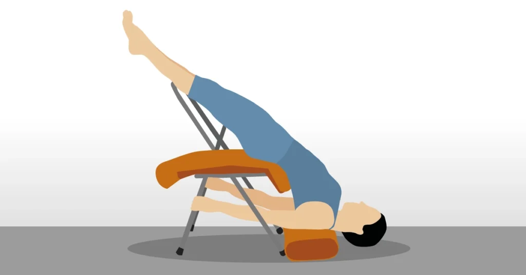 Rysunek świecy na krześle